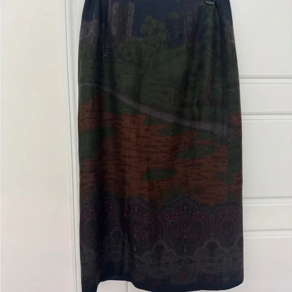 Vintage Lauren Ralph Lauren Wrap Skirt - Picture 4 of 5